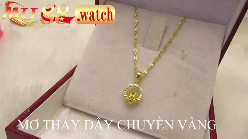 Một vài giấc mơ thường thấy về dây chuyền vàng